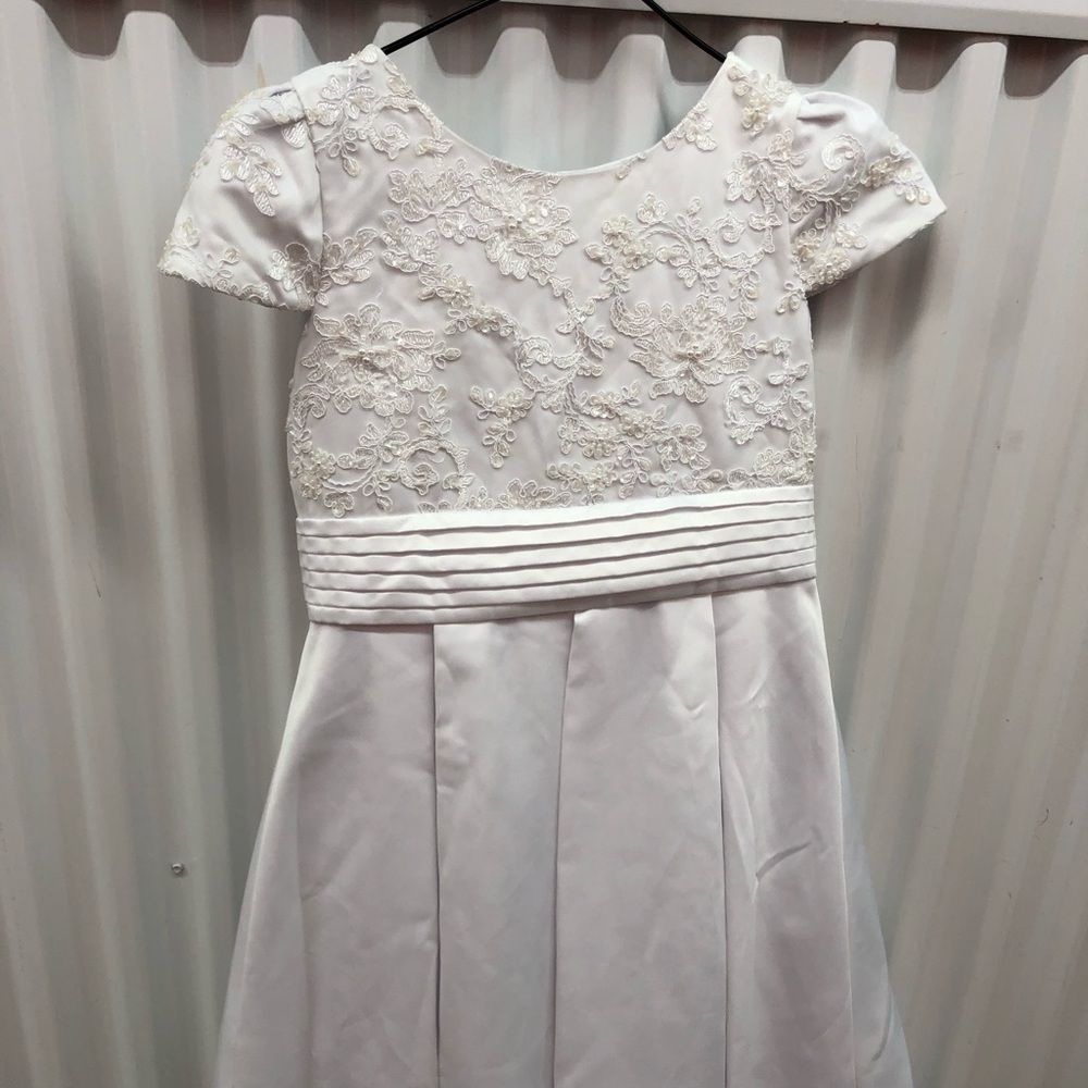 Us Angels  Girls White Dress Size 12